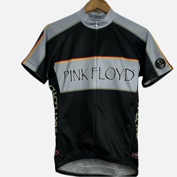 2006 Pink Floyd Primal Wear Mens Size M Black Zip Polyester Cycling Jersey Top - Picture 3 of 6